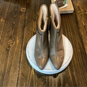 Versatile Tan Ankle Booties with Minimalist Design